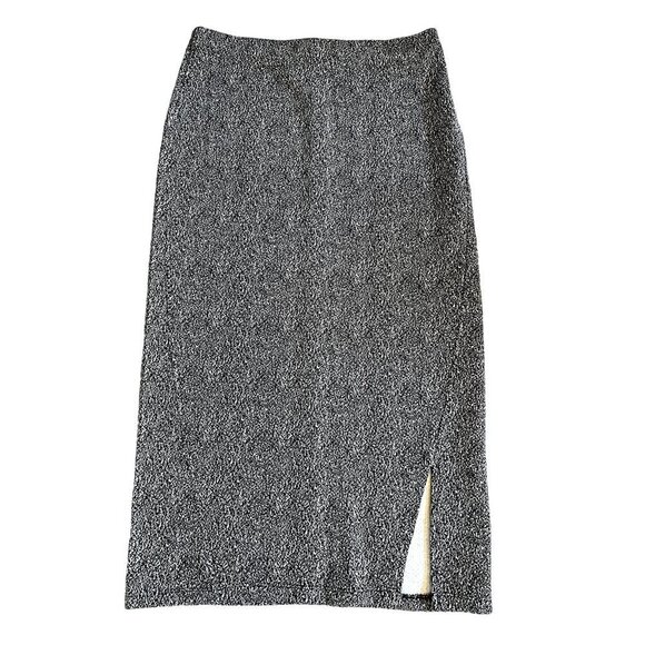 14th & Union Black & White Pull On Pencil Sweater Skirt Size Medium - Picture 1 of 11